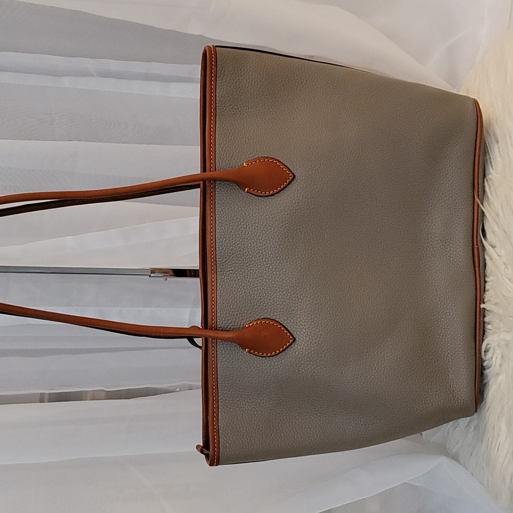Dooney & Bourke Pebble Leather Tote - Picture 7 of 13